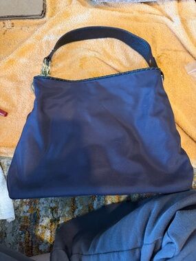 JPK Paris 75 Black Shoulder Bag with Floral Interior
